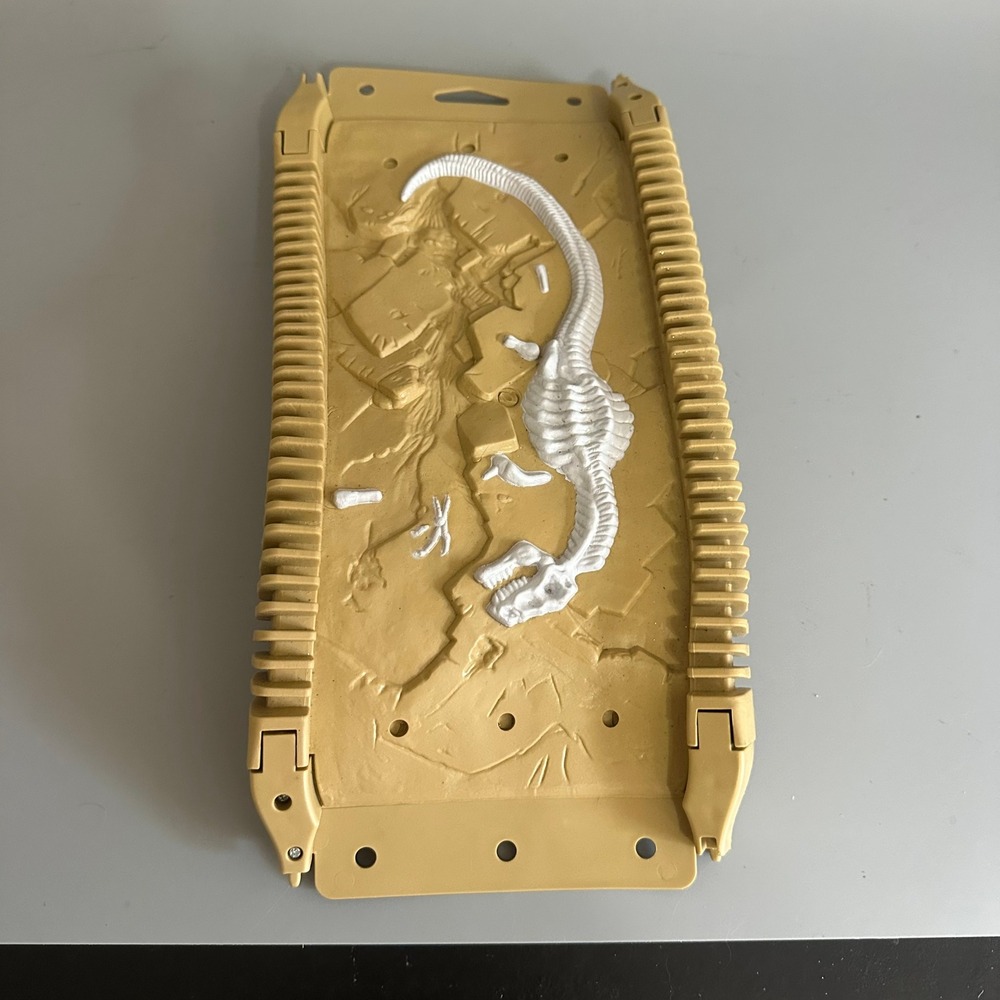 Redwood Ventures Dinosaur Fossil Track Piece Tan T-Rex Skeleton Toy Replacement